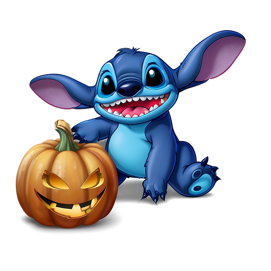 Stitch Halloween B PNG Image