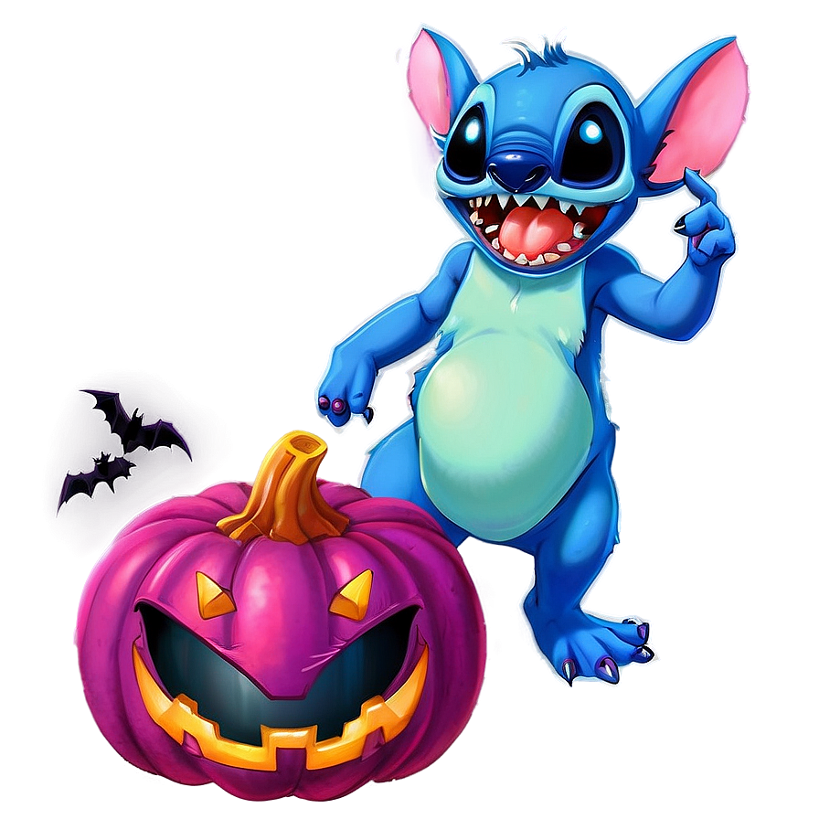 Stitch Halloween Party Png Acd PNG Image