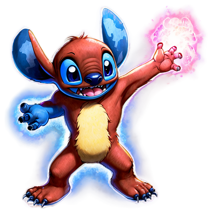 Stitch's Energy Blast Png Rdm PNG Image