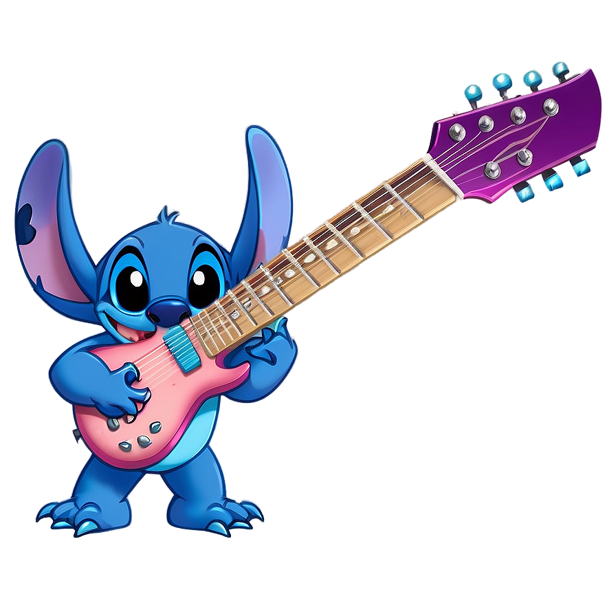 Stitch's Guitar Solo Png 05212024 PNG Image