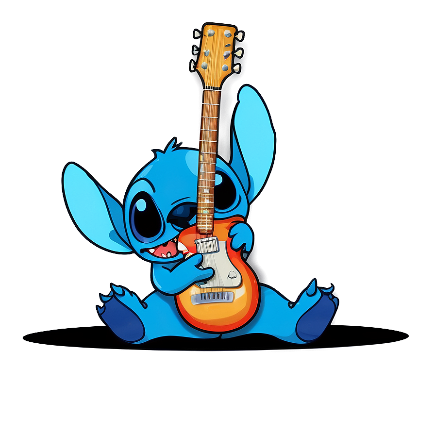 Stitch's Guitar Solo Png 05212024 PNG Image