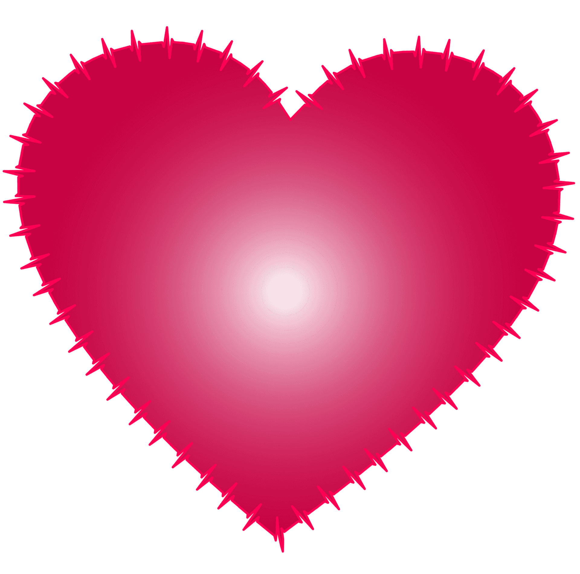 Stitched Heart Graphic PNG Image