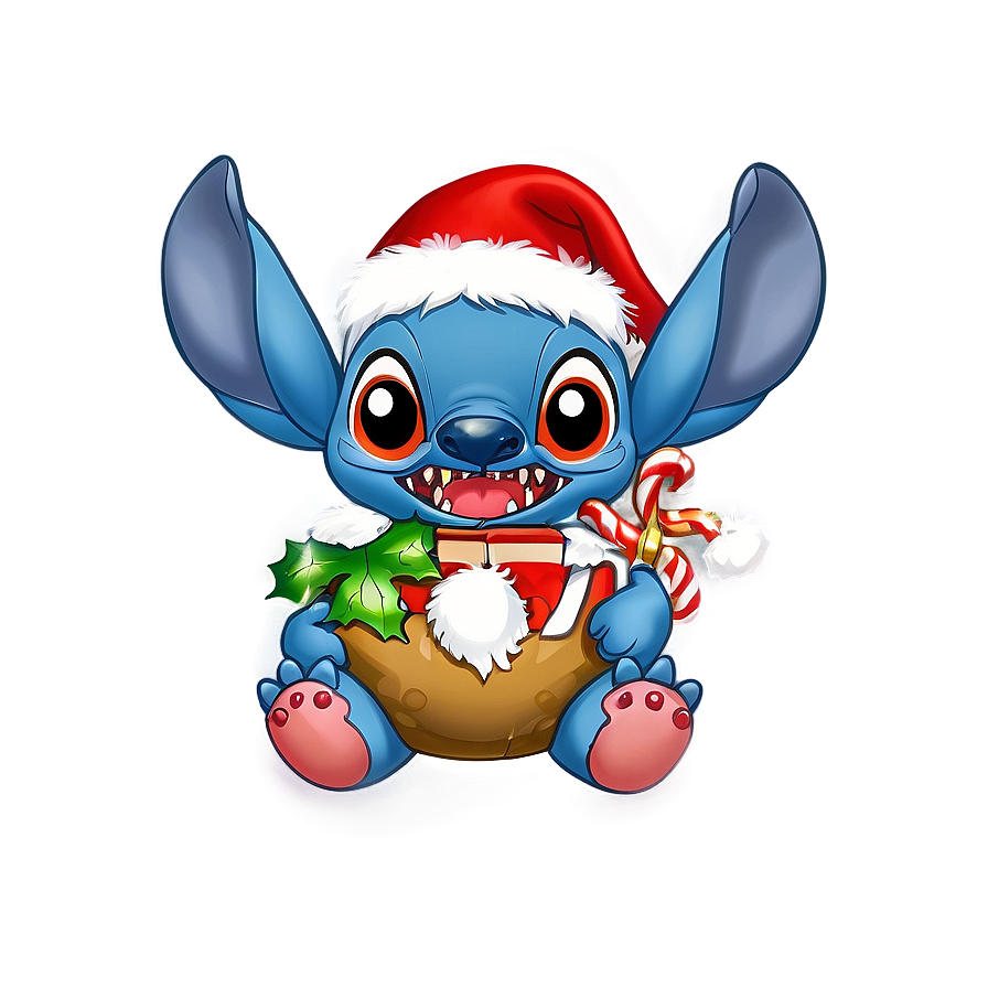 Stitch’s Christmas Crafting Png 94 PNG Image