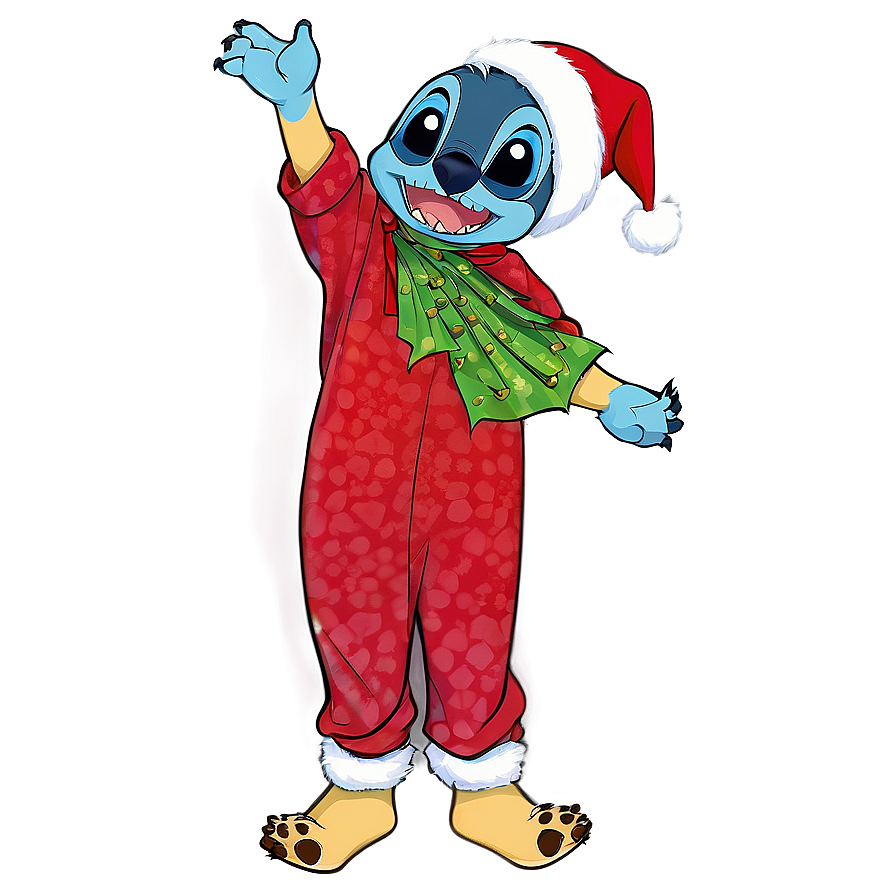 Stitch’s Christmas Pajamas Party Png Lcl58 PNG Image