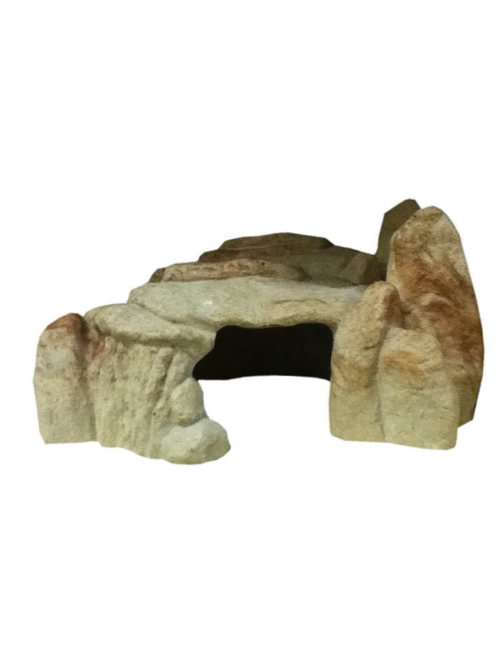 Stone Cave Entrance Model PNG Image