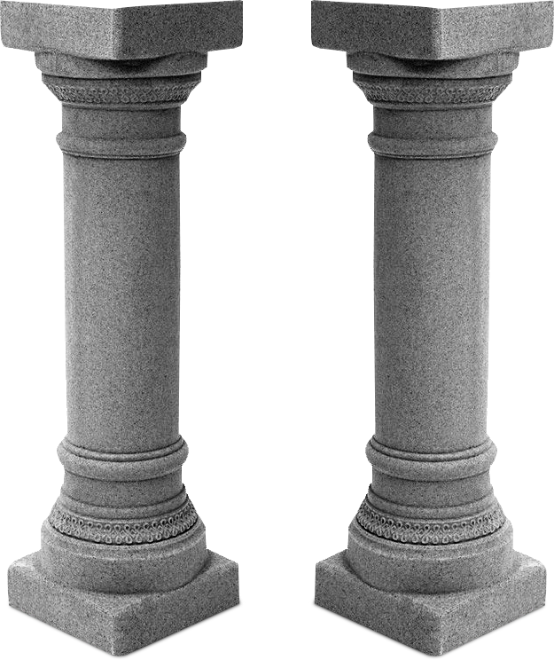 Stone Classical Pillars PNG Image