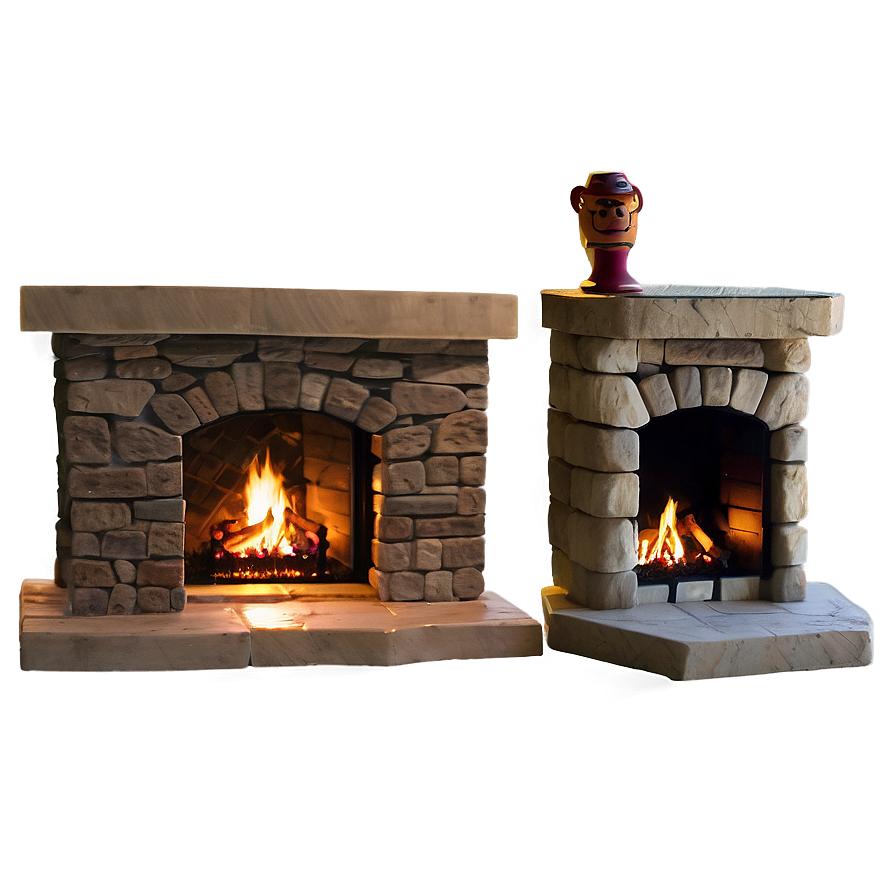 Stone Fireplace Png Ppy55 PNG Image