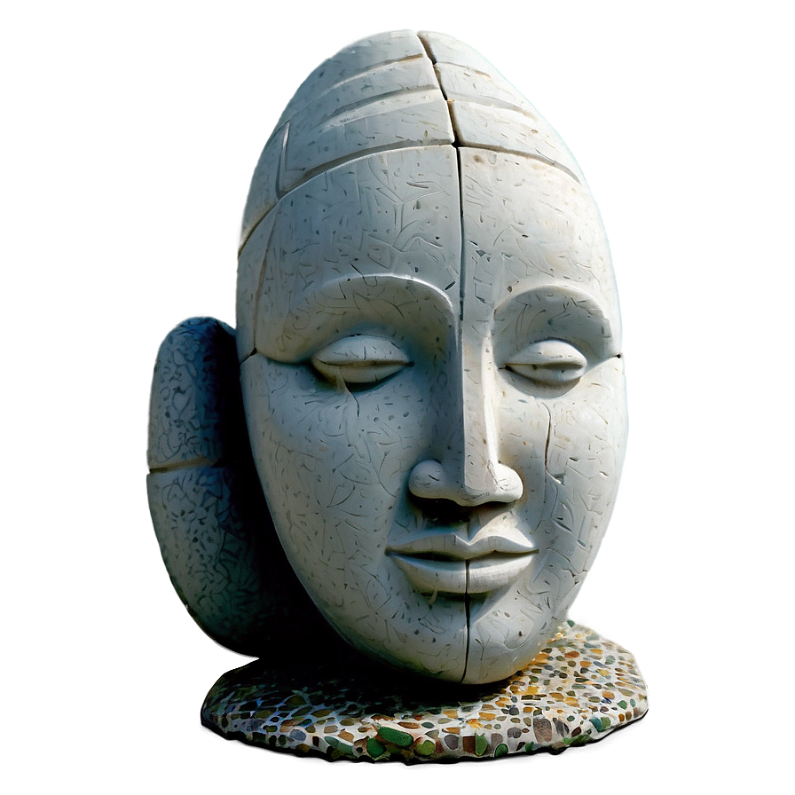 Stone Garden Sculpture Png 05212024 PNG Image