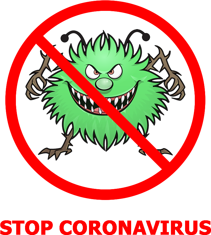 Stop Coronavirus Campaign Graphic PNG Image