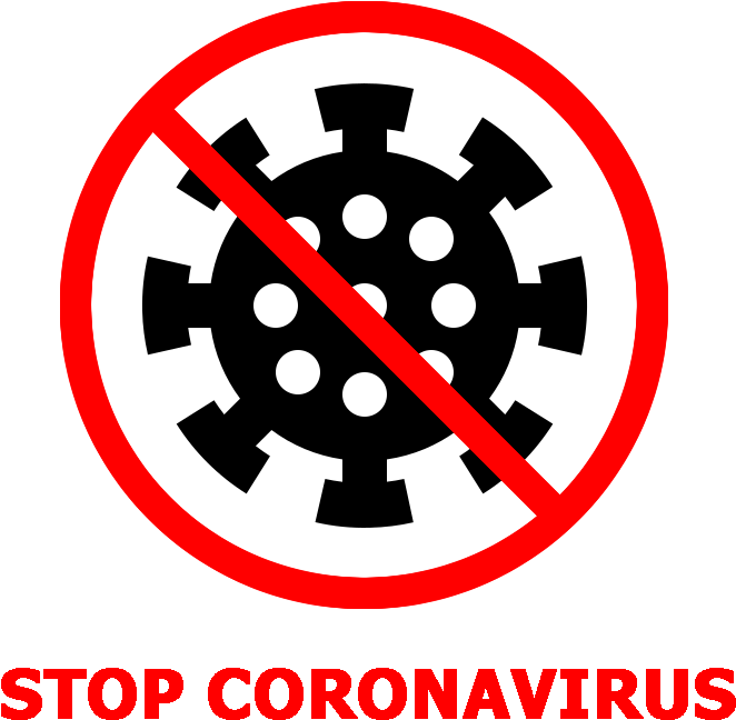 Stop Coronavirus Sign PNG Image