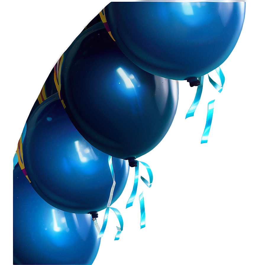 Storm Blue Balloons Png Wvr PNG Image