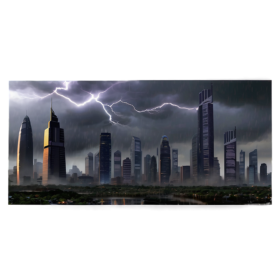 Storm-ravaged City Png 93 PNG Image