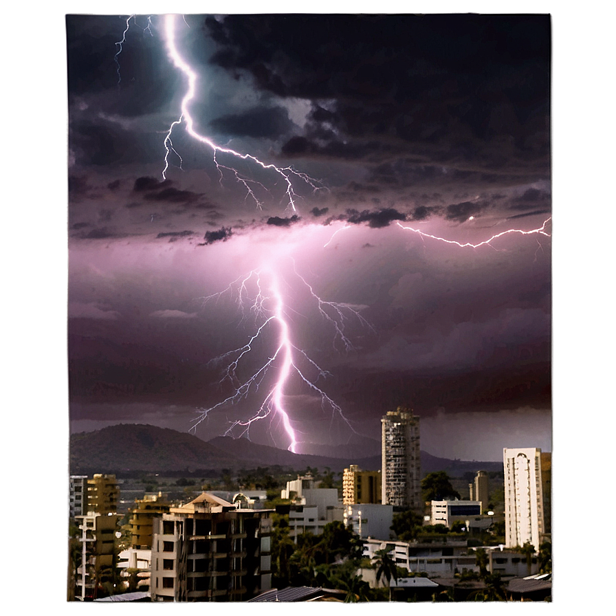 Storm-ravaged City Png Qut51 PNG Image