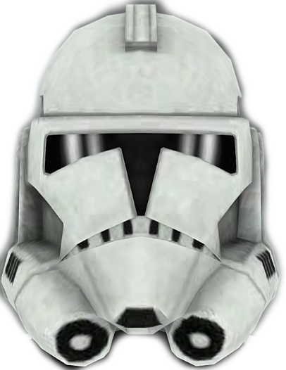 Stormtrooper Helmet Symmetry PNG Image