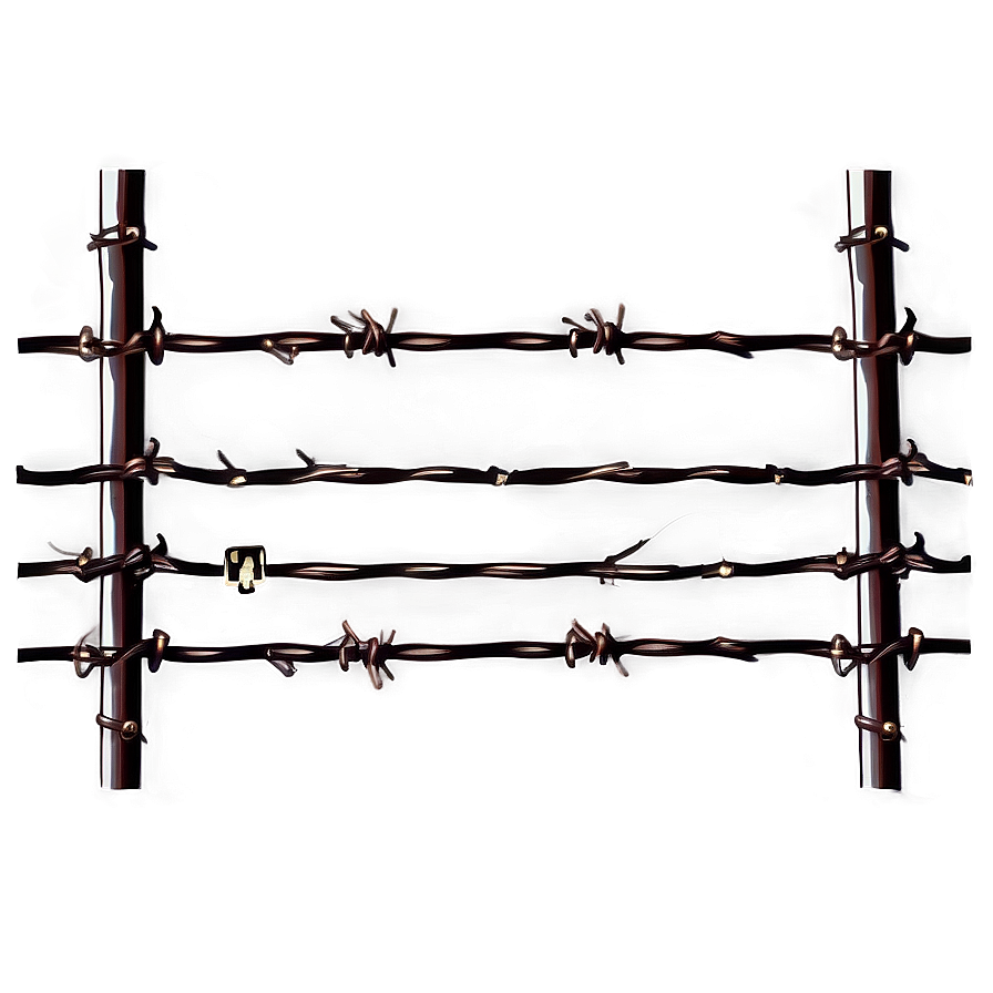 Straight Barbwire Segment Png 05252024 PNG Image