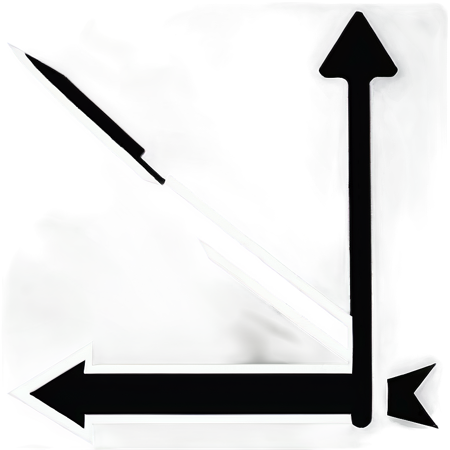 Straight Black Arrow Png Qmc PNG Image