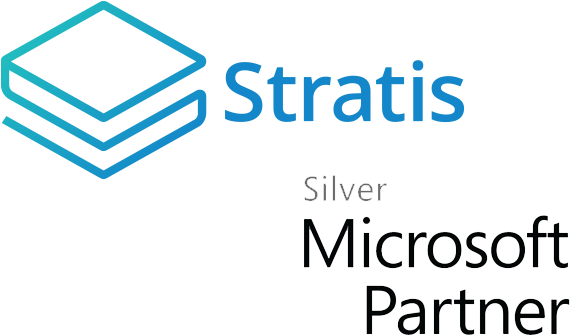 Stratis Silver Microsoft Partner Logo PNG Image