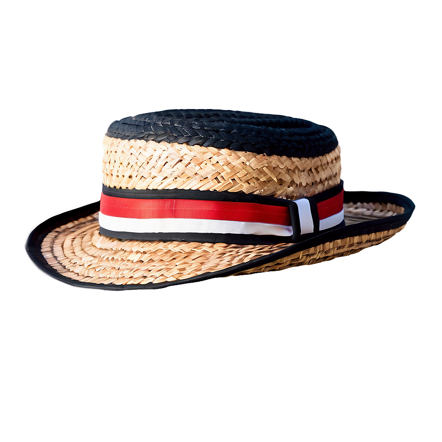 Straw Boater Hat Png 05252024 PNG Image