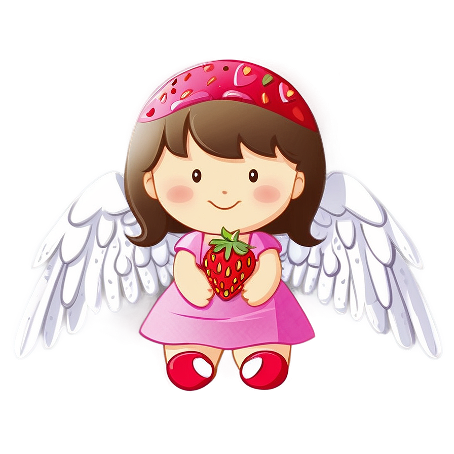 Strawberry Angel Cute Png Asg63 PNG Image