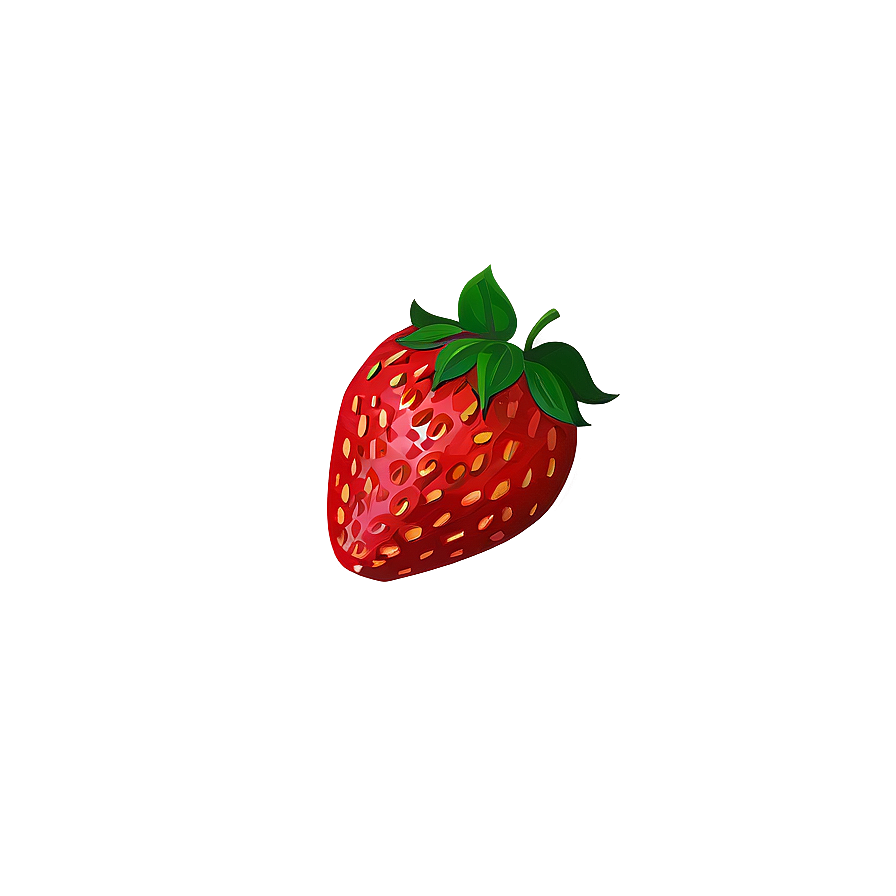 Strawberry Art Png 05042024 PNG Image