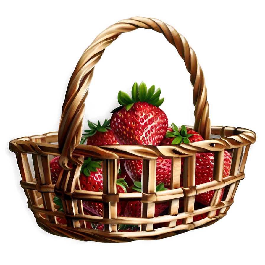 Strawberry Basket Png 49 PNG Image