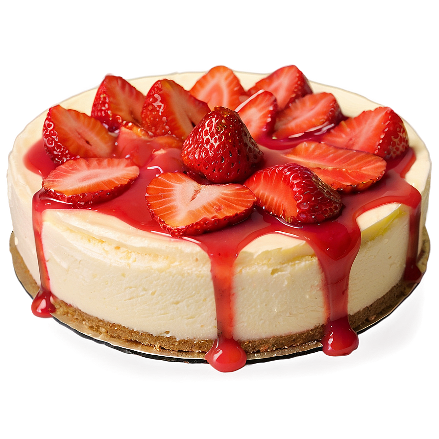 Strawberry Cheesecake Png Qnn PNG Image