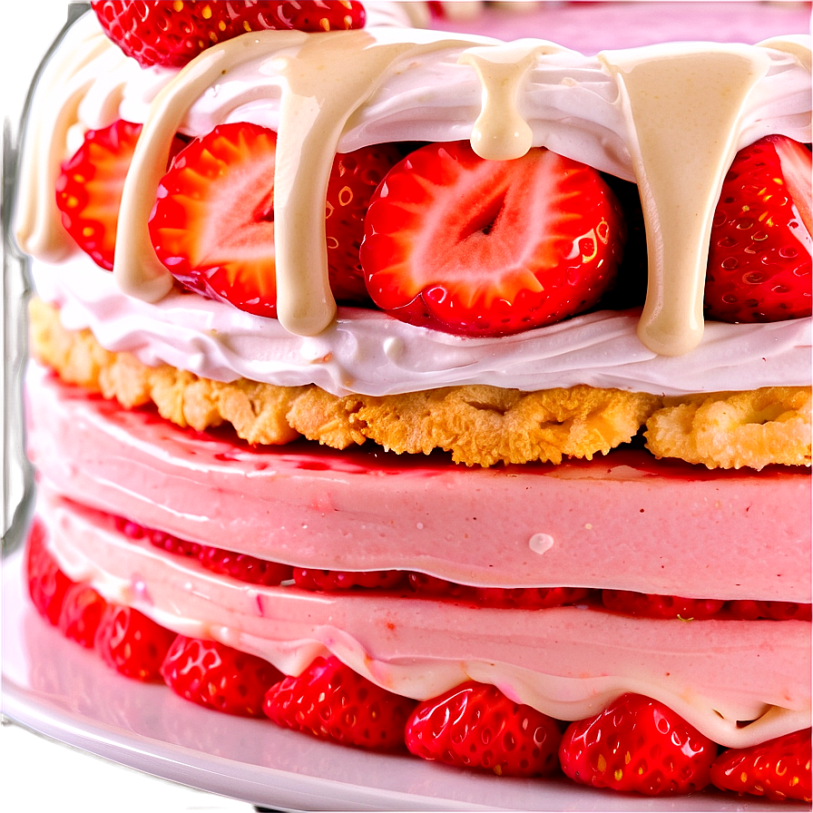 Strawberry Cream Cake Png 06212024 PNG Image