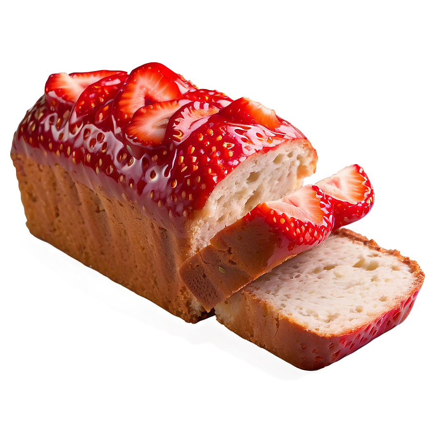 Strawberry Dessert Bread Png 05232024 PNG Image