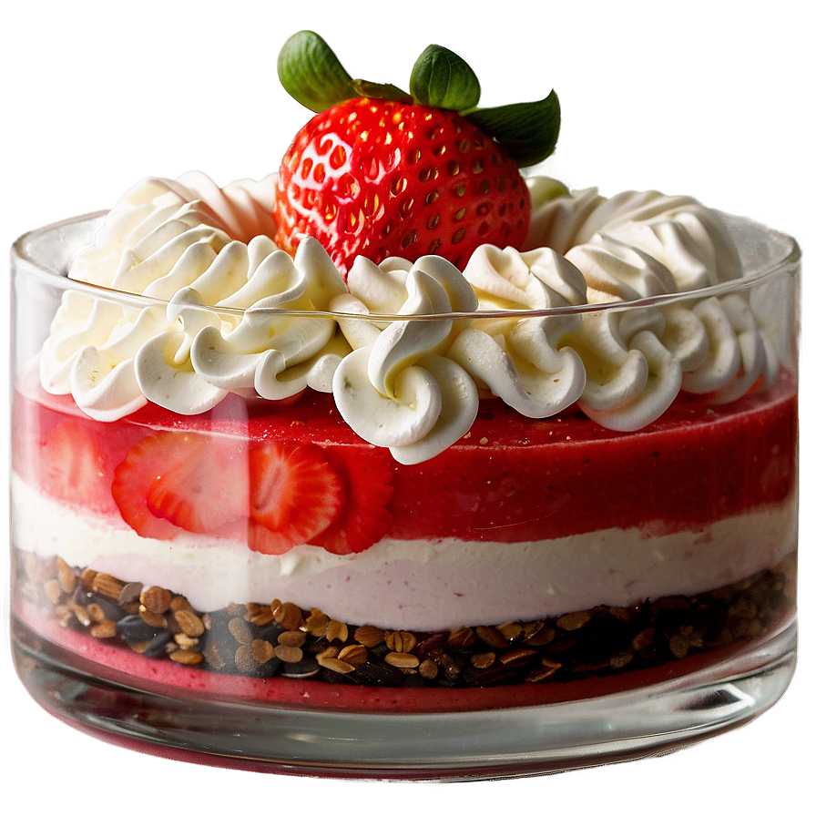 Strawberry Dessert Png Ehd PNG Image