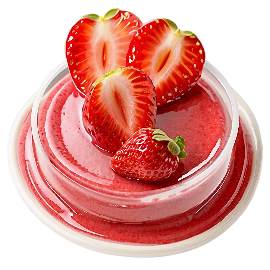 Strawberry Dessert Png Suu PNG Image