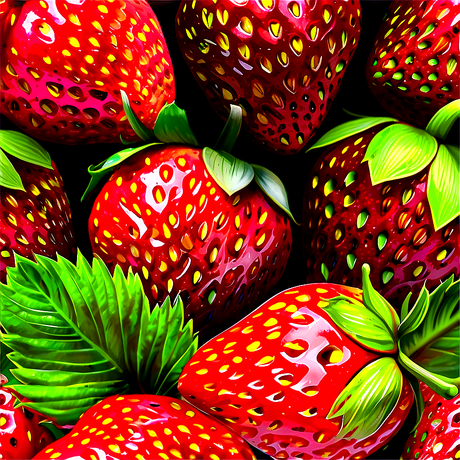 Strawberry Farm Png Wjf15 PNG Image