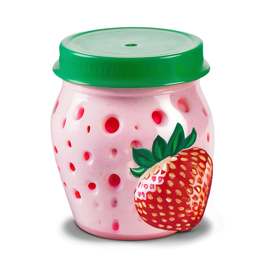 Strawberry Flavored Milk Png 05232024 PNG Image