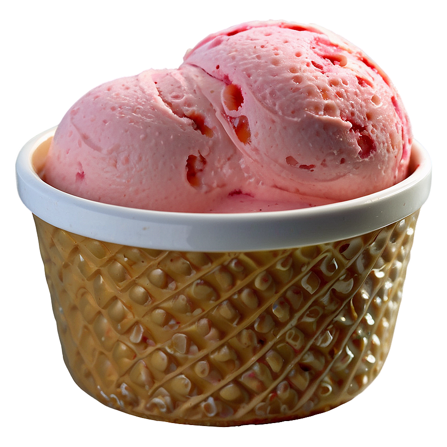 Strawberry Ice Cream Cup Png 58 PNG Image