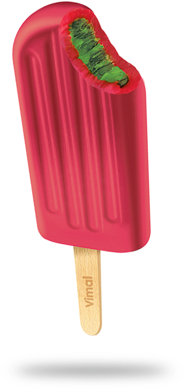 Strawberry Kulfi Popsicle PNG Image