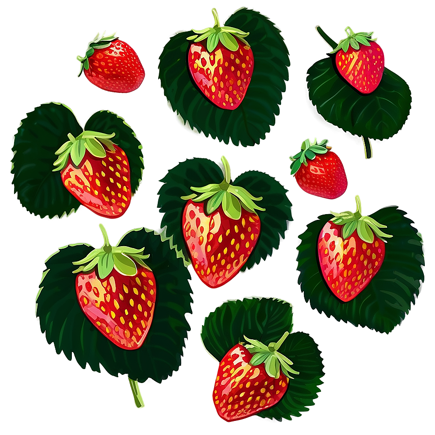 Strawberry Leaf Png Gur68 PNG Image