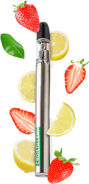 Strawberry Lemon Vape Pen PNG Image