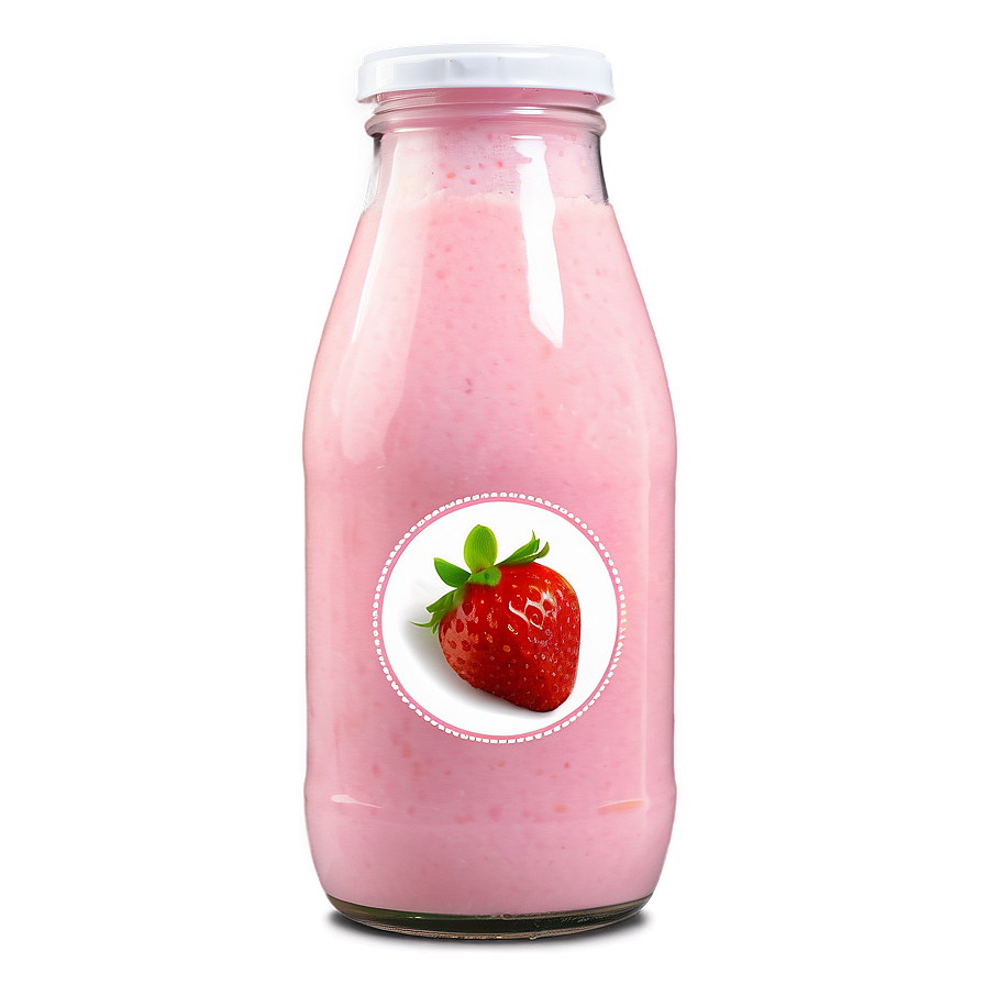 Strawberry Milk D PNG Image