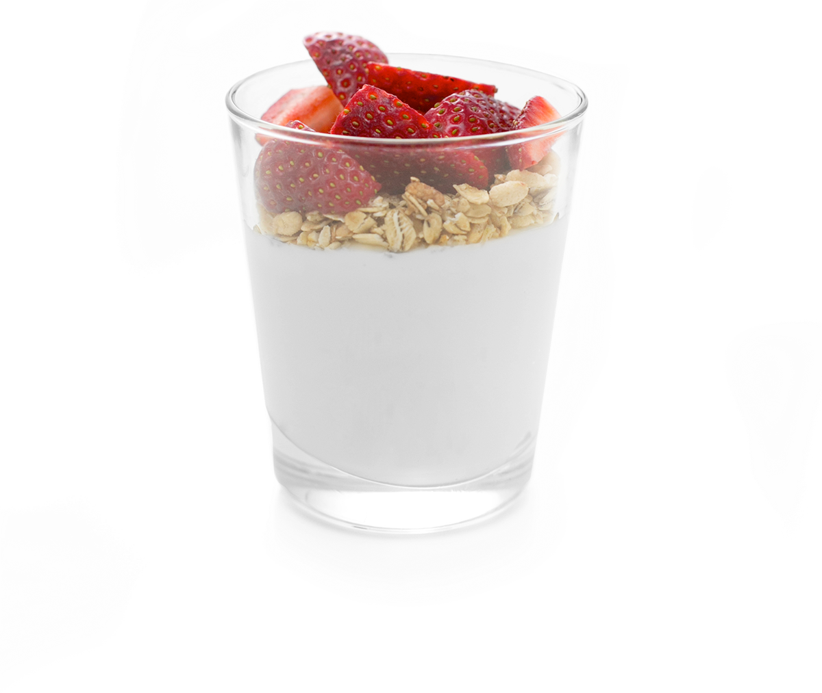 Strawberry Oat Yogurt Delight PNG Image