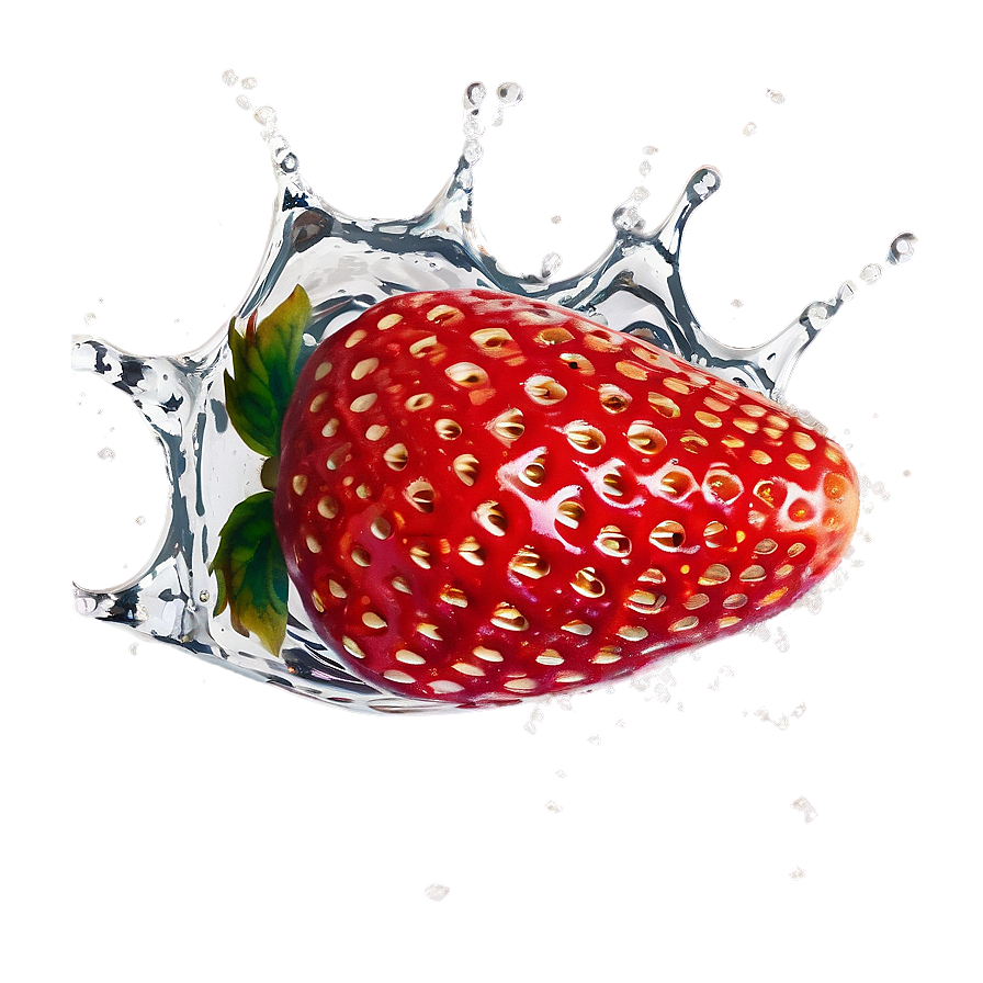 Strawberry Splash Png Sck58 PNG Image