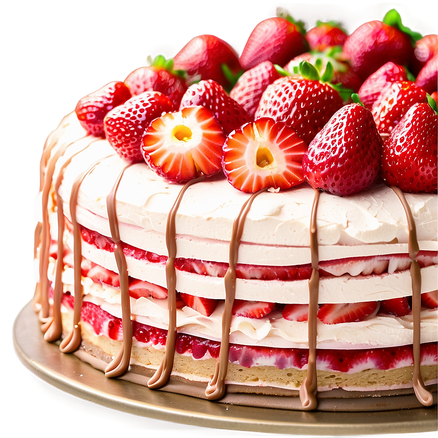 Strawberry Tiramisu Cake Png Mlp38 PNG Image