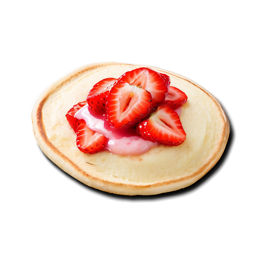 Strawberry Topped Pancake Png 40 PNG Image