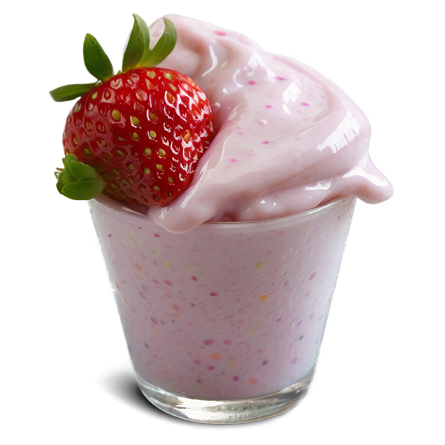 Strawberry Yogurt Png Umd PNG Image