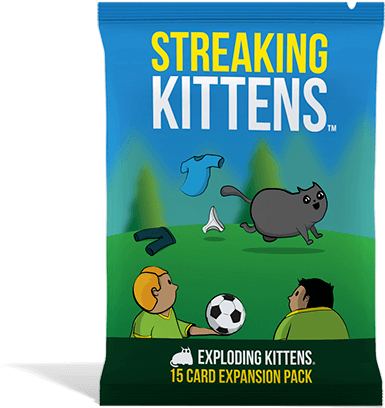 Streaking Kittens Card Expansion Pack PNG Image