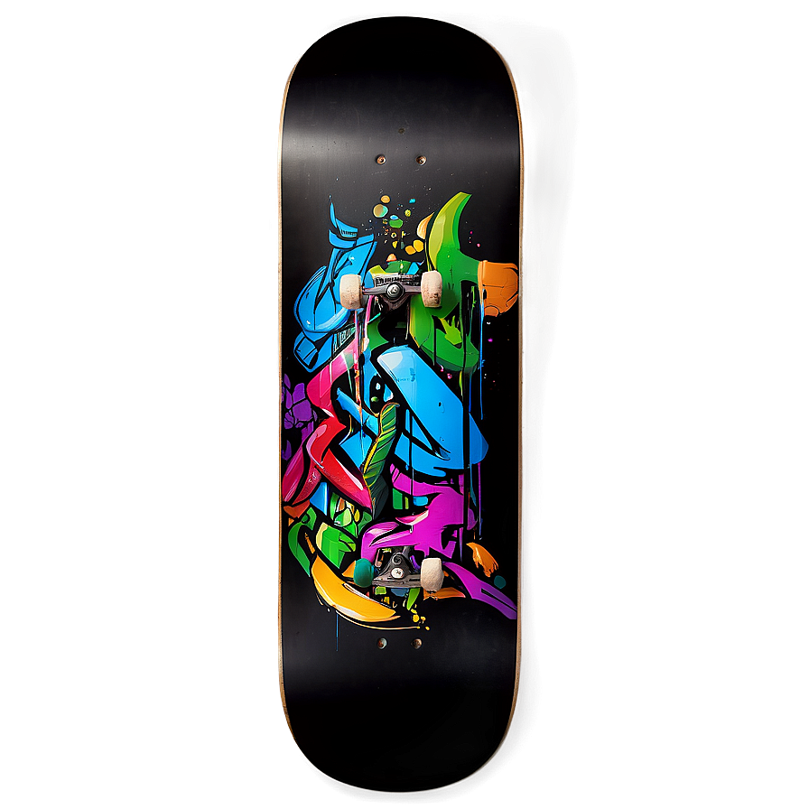 Street Art Skateboard Deck Image Png Evw66 PNG Image