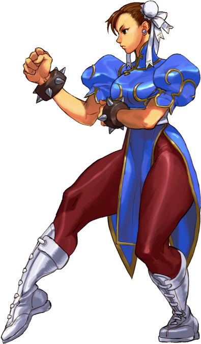 Street Fighter Character Pose PNG Image