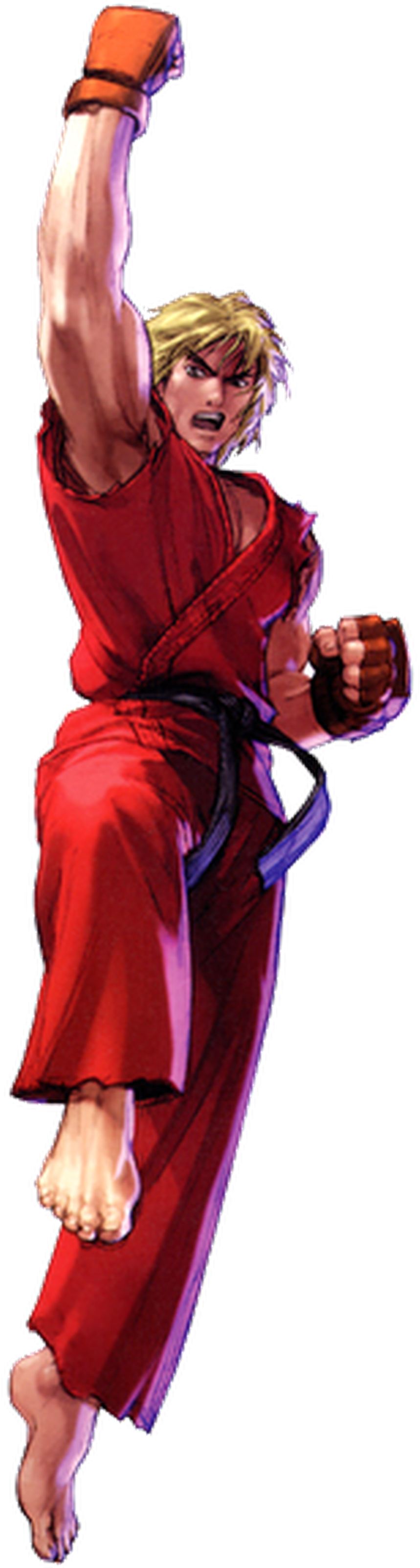 Street Fighter Characterin Red Gi PNG Image