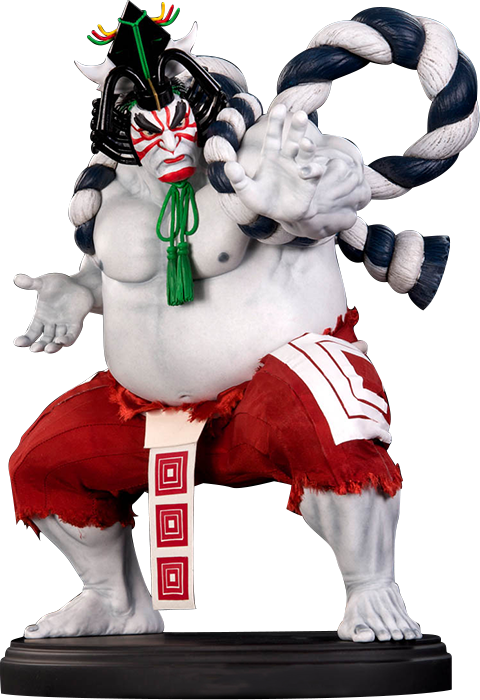 Street Fighter E Honda Statue PNG Image