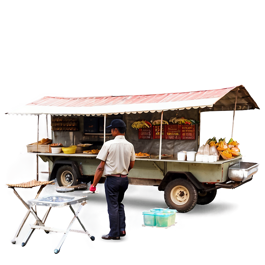 Street Food Market Png Vcy17 PNG Image