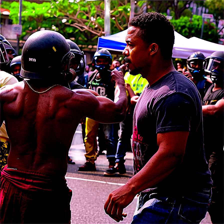 Street Riot Uproar Png Ekx PNG Image