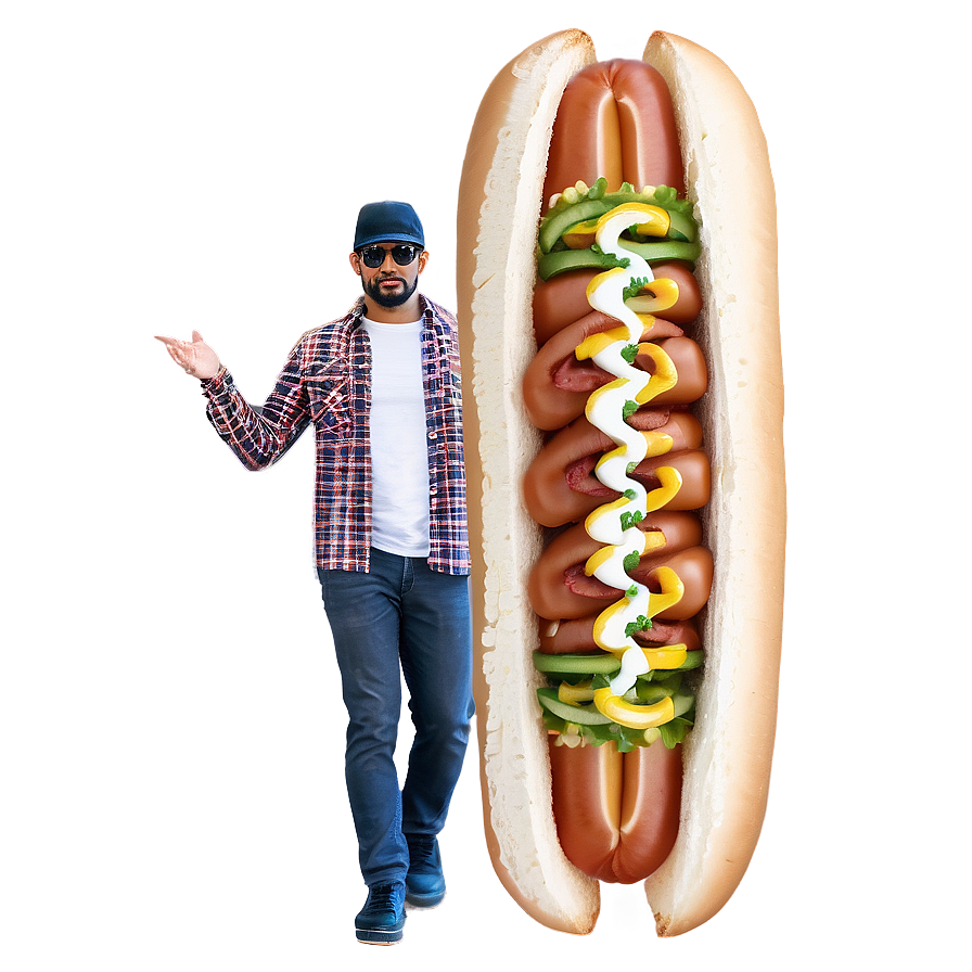 Street Style Hot Dog Png 05232024 PNG Image